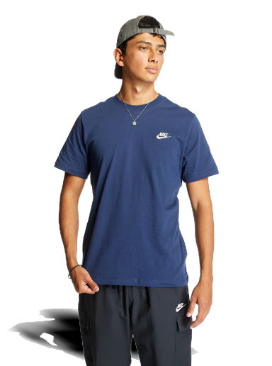 Тениска Nike Sportswear Club Tee Синьо | AR4997-410