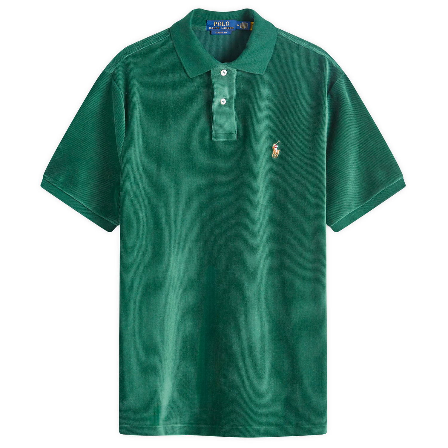 Поло тениска Polo by Ralph Lauren Corduroy Polo Shirt Зелено | 710909633005, 0