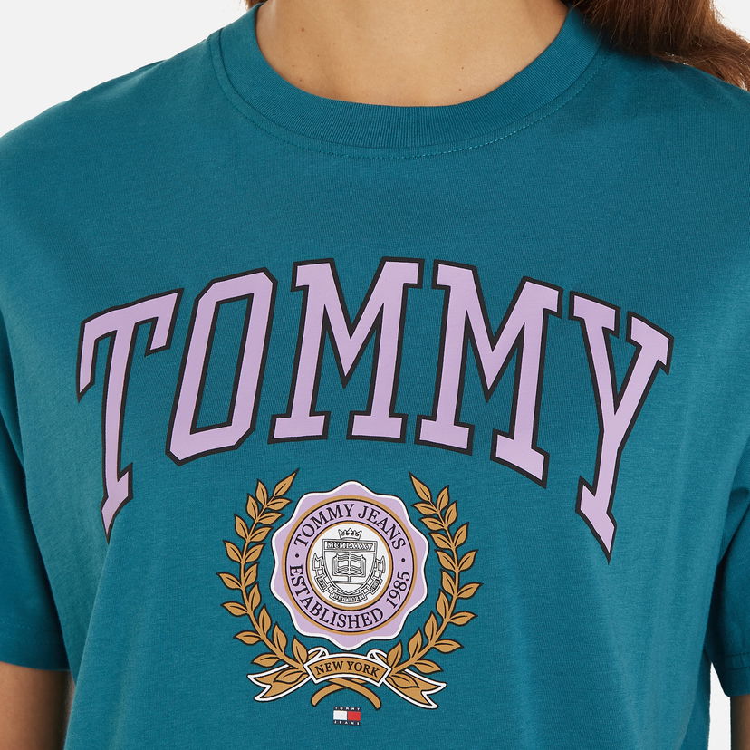 Тениска Tommy Hilfiger Tommy Jeans Relaxed Graphic Cotton Синьо | DW0DW17824CT0