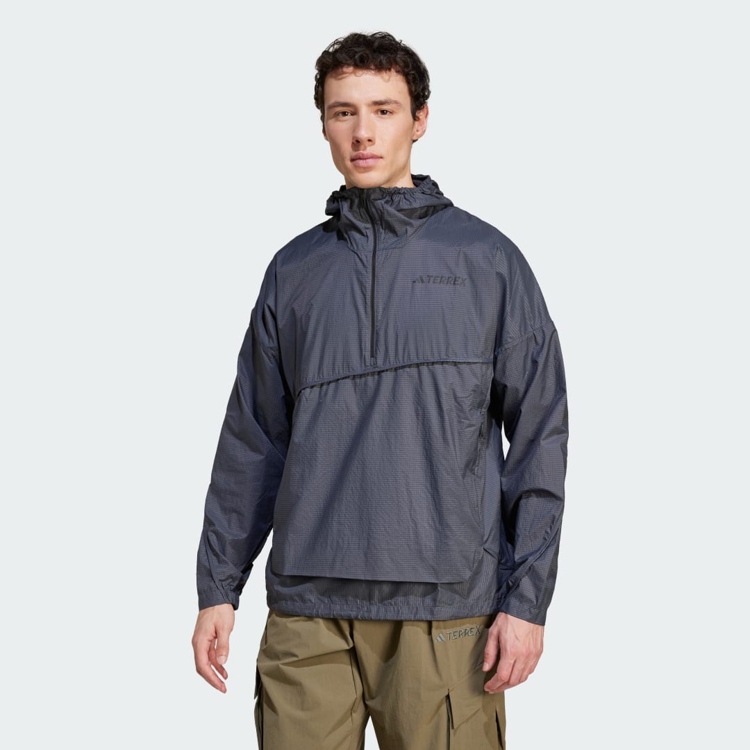 Ветровка adidas Performance Terrex Xploric Wind Anorak Сиво | JD8427, 0
