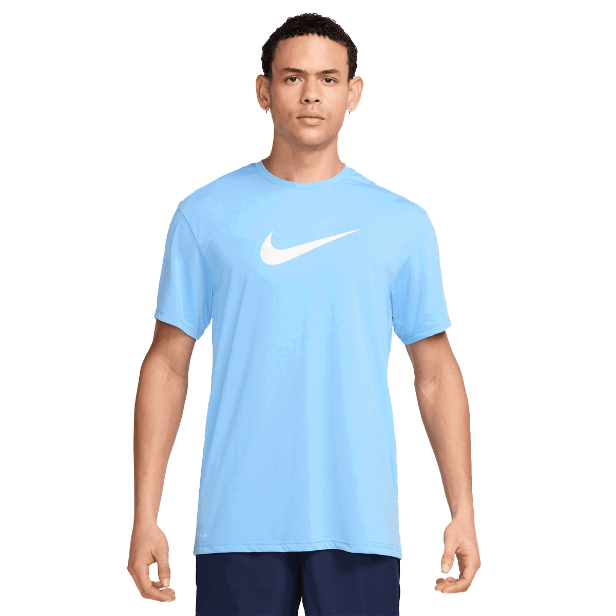 Тениска Nike Short Sleeve Hydroguard T-Shirt Синьо | NESSF523-438, 0