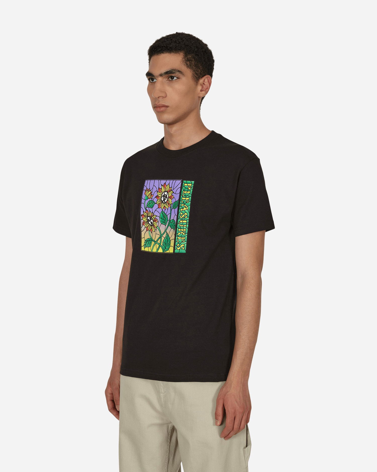 Тениска Pleasures Glass T-Shirt Черно | P22F060 BLACK, 1