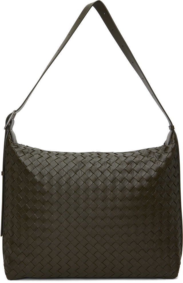 Bottega Veneta Woven Leather Traveller Bag