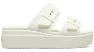 Кецове и обувки Crocs Brooklyn Buckle Sandals Бяло | 207431-0WV, 0