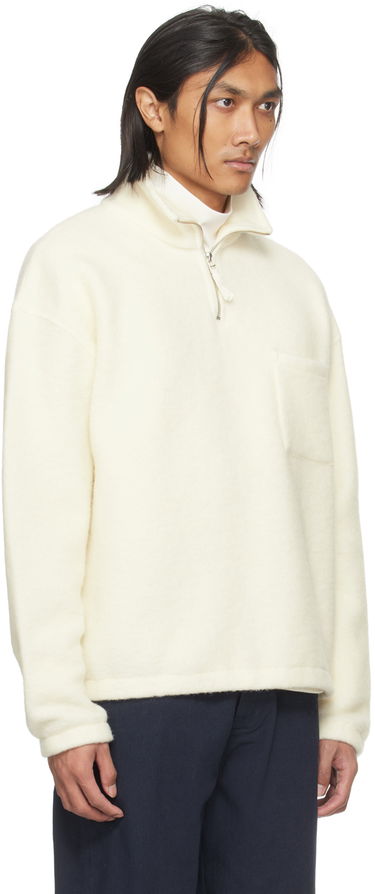 Суитчър Universal Works Universal Works Ramsay Fleece Pullover Бяло | P2945, 1