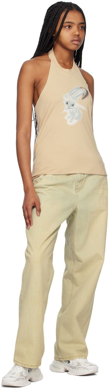 Дънки We11done Wide-Leg Jeans Зелено | WD-DP1-23-357-W-BG, 3