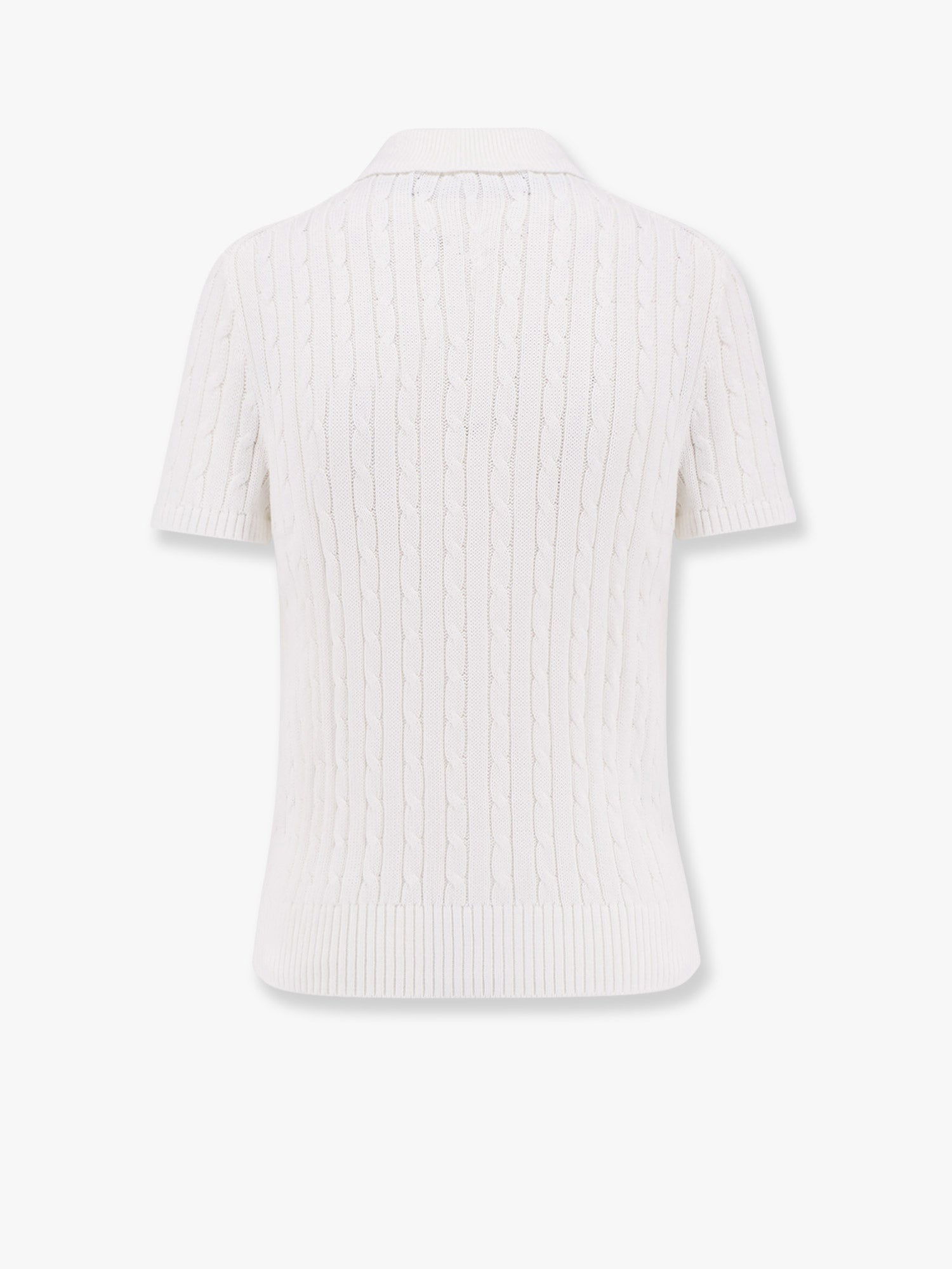Пуловер Polo by Ralph Lauren Cable-Knit Cotton-Blend Cardigan by Polo Ralph Lauren Бяло | 211963486001, 1