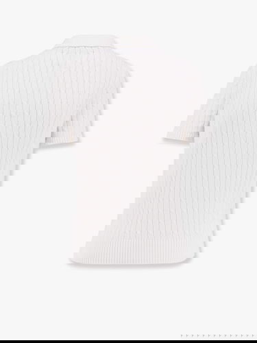 Пуловер Polo by Ralph Lauren Cable-Knit Cotton-Blend Cardigan by Polo Ralph Lauren Бяло | 211963486001, 1