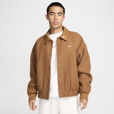 Яке бомбър Nike Wool Varsity Jacket Кафяво | FZ1168-281, 3