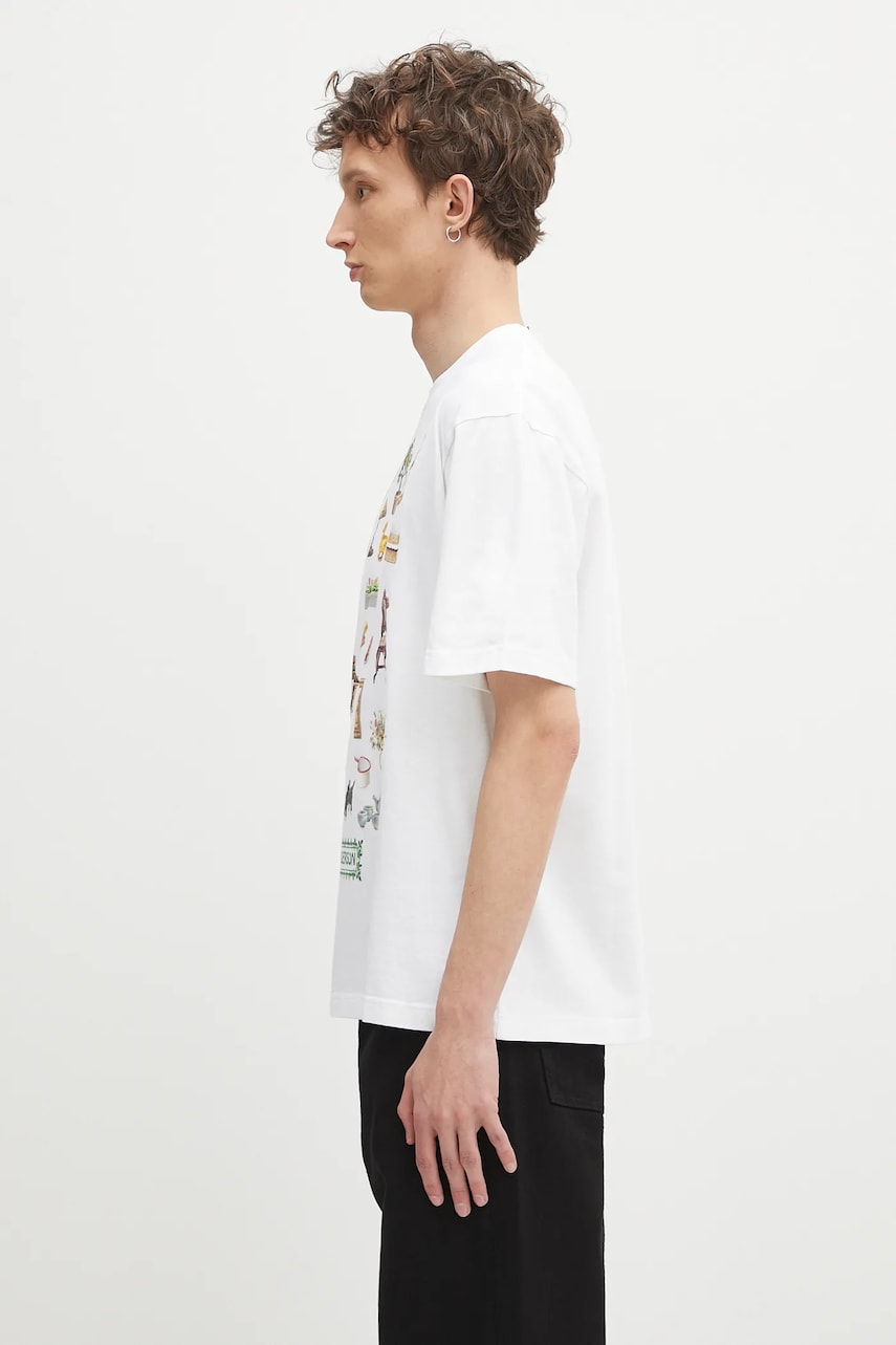 Тениска JW Anderson JW Anderson Diorama Printed T-Shirt Бяло | JT0288.PG1551.001, 1