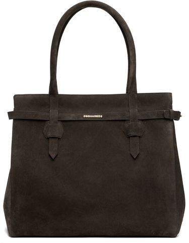 Голяма пазарска чанта DSQUARED2 Dsquared2 Twin Shopping Tote Кафяво | SPM0106_1503520, 0
