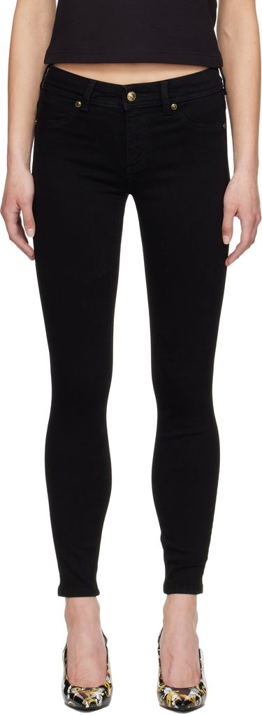 Дънки Versace Versace Jeans Couture Jegging Jeans Черно | E78HAB5J0_ECDW00, 0
