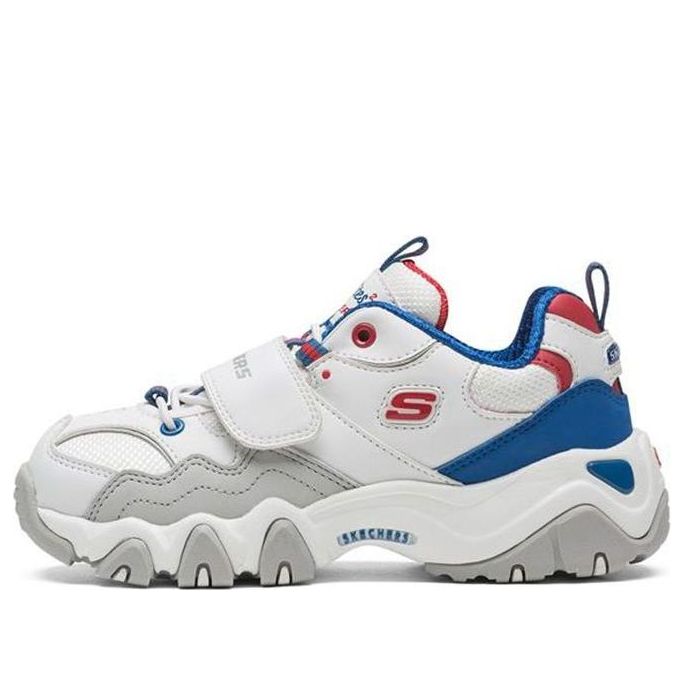 Кецове и обувки Skechers D'Lites II K Бяло | 996301L-WGBL