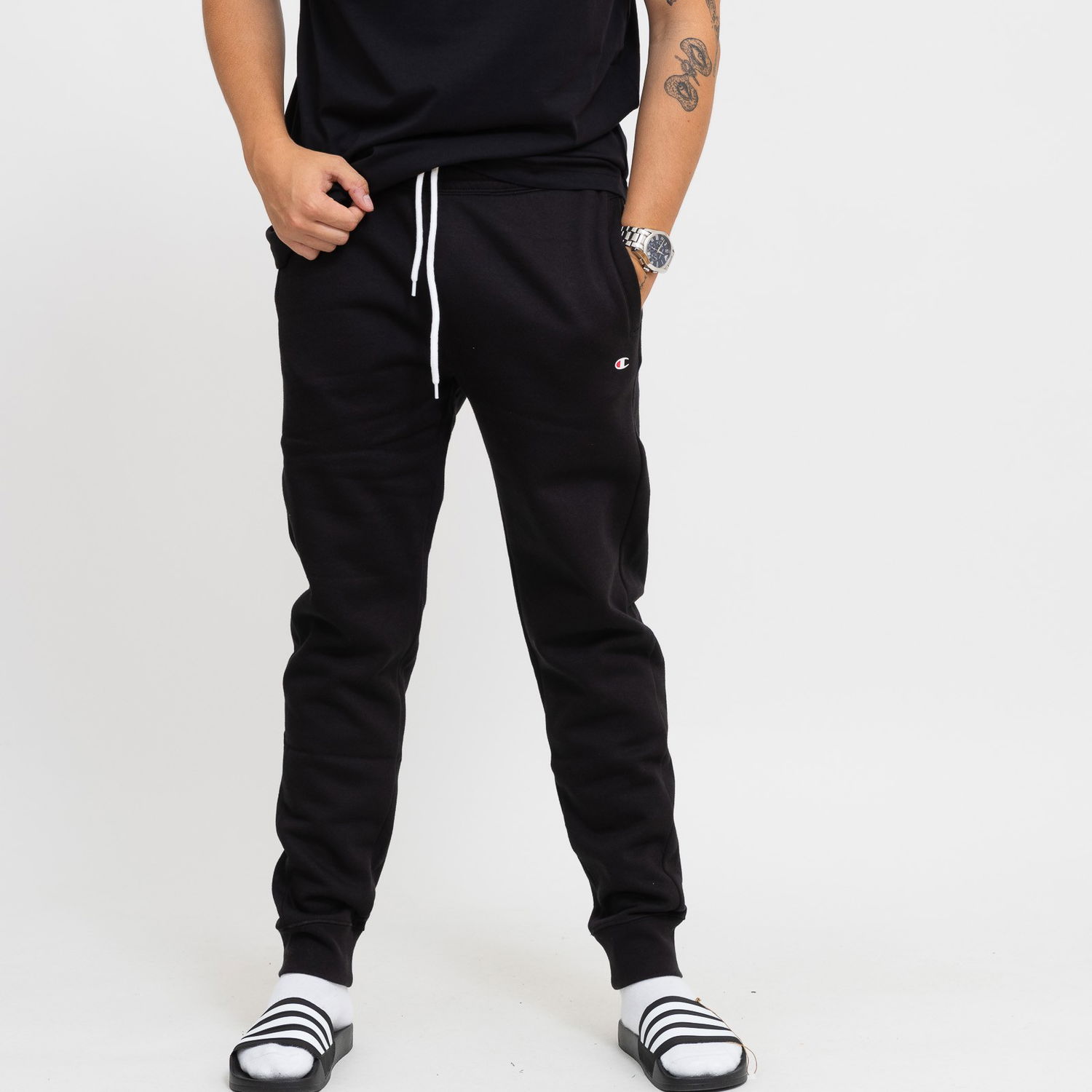 Спортни панталони Champion Rib Cuff Pants Черно | 218344-KK001, 0