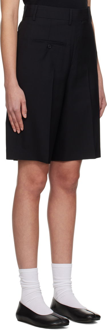 Къси панталони Maison Margiela MM6 Maison Margiela Tailoring Wool Canvas Shorts Черно | S52MU0125 M35080, 1
