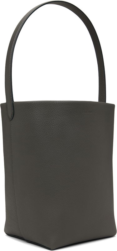 Голяма пазарска чанта The Row Medium Pebbled Leather Tote Bag Кафяво | W1313-L129, 3