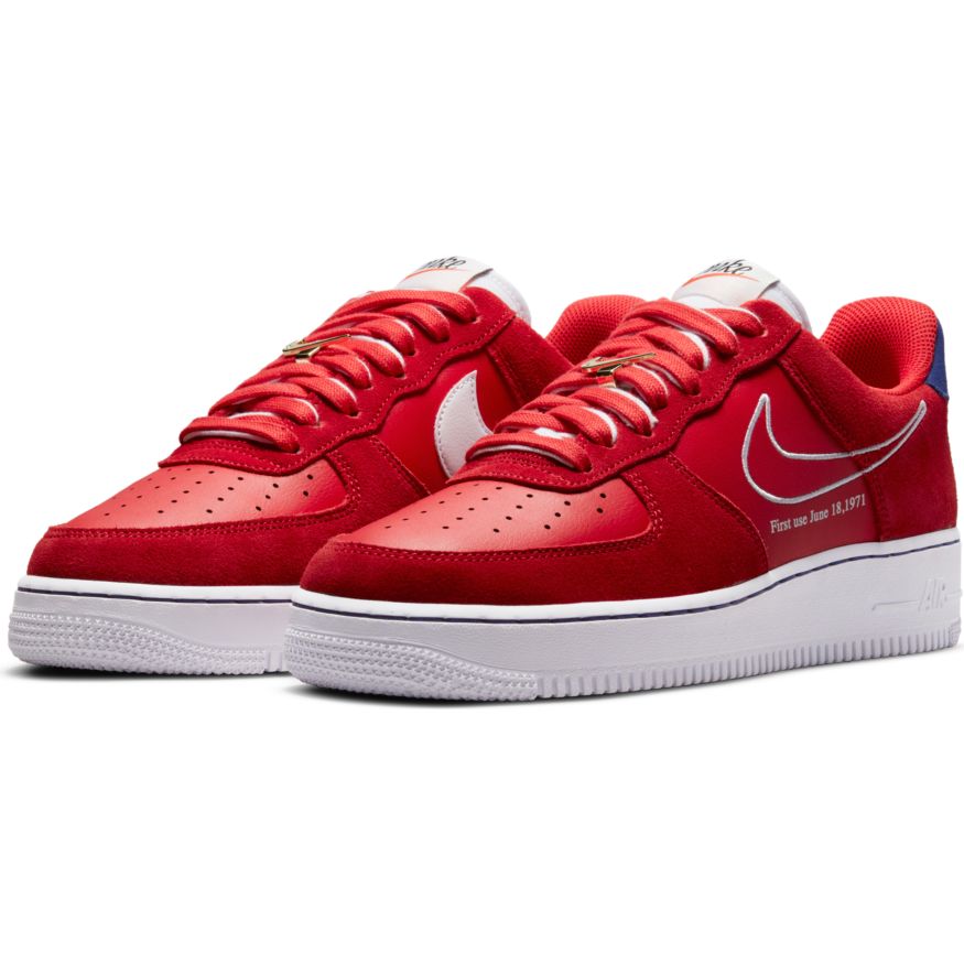 Кецове и обувки Nike Air Force 1 '07 LV8 "University Red" Червено | DB3597-600, 1