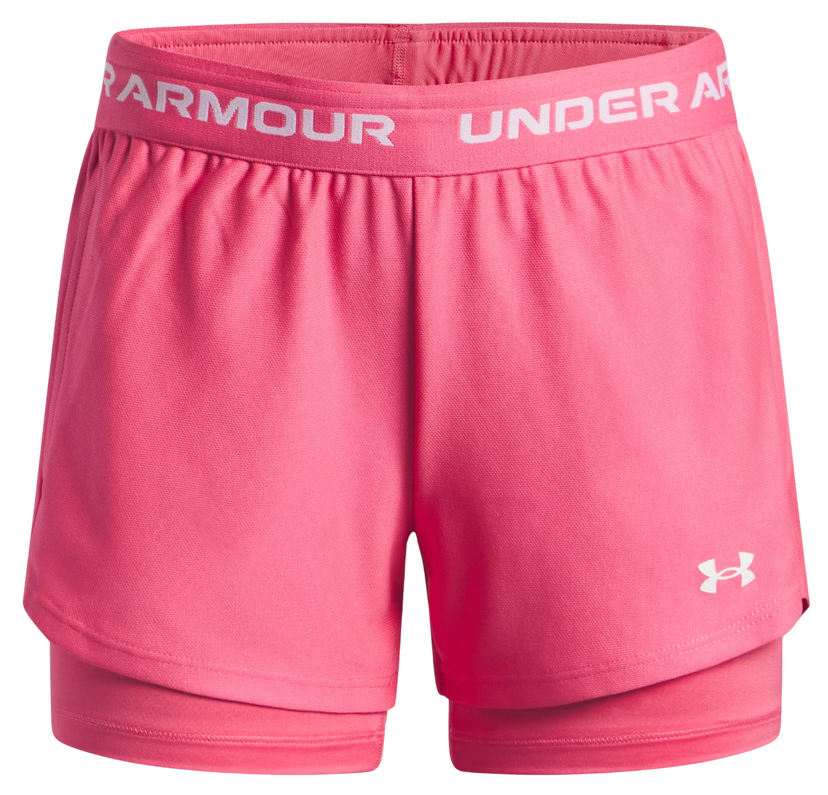 Къси панталони Under Armour Tech Play Up 2-in-1 Shorts Розово | 6004985-672