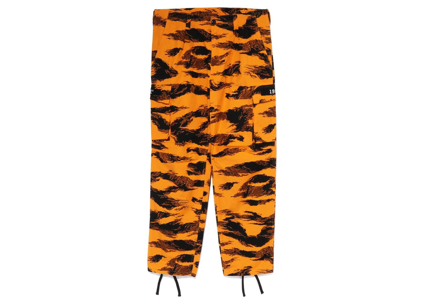 Карго панталони BAPE Tiger Camo Relaxed Fit Military Pants Оранжево
 | 1I70-152-002, 0