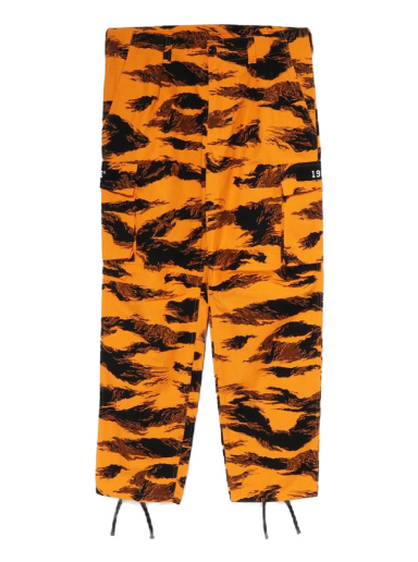 Карго панталони BAPE Tiger Camo Relaxed Fit Military Pants Оранжево
 | 1I70-152-002