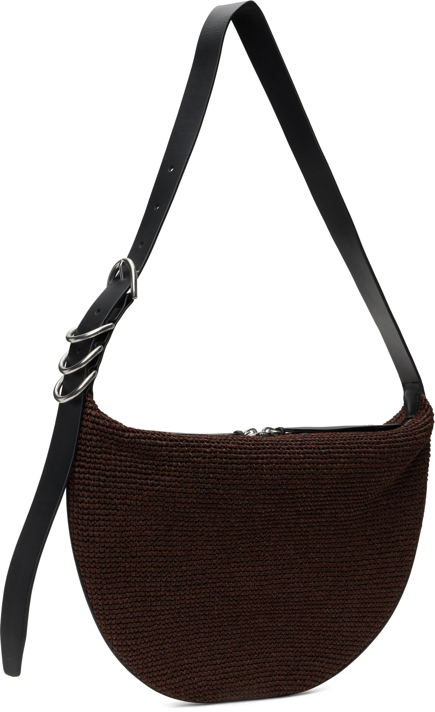 Чанта през рамо rag & bone Rag & Bone Mercer Medium Straw Bag Кафяво | ST100902, 1