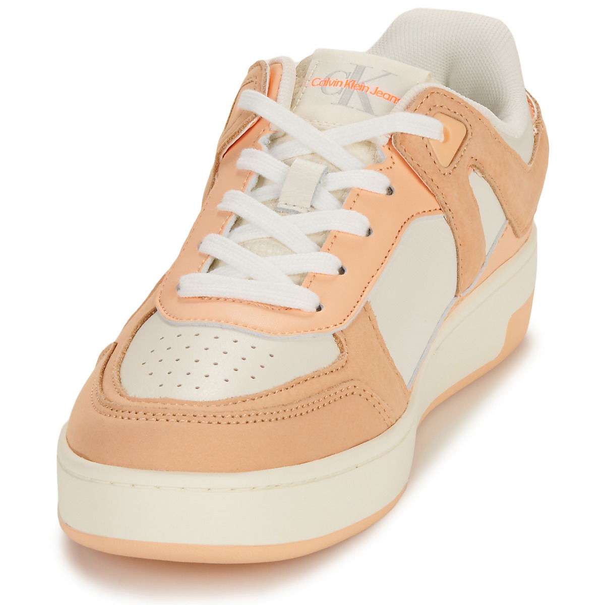 Кецове и обувки CALVIN KLEIN BASKET CUPSOLE LOW MIX Оранжево
 | YW0YW01301-0JM, 1