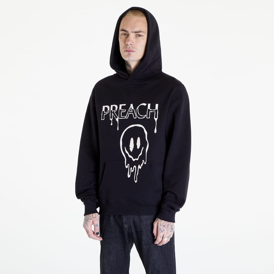 Суитчър PREACH Regular Distorted Smiley H GOTS Черно | 206247 900, 0