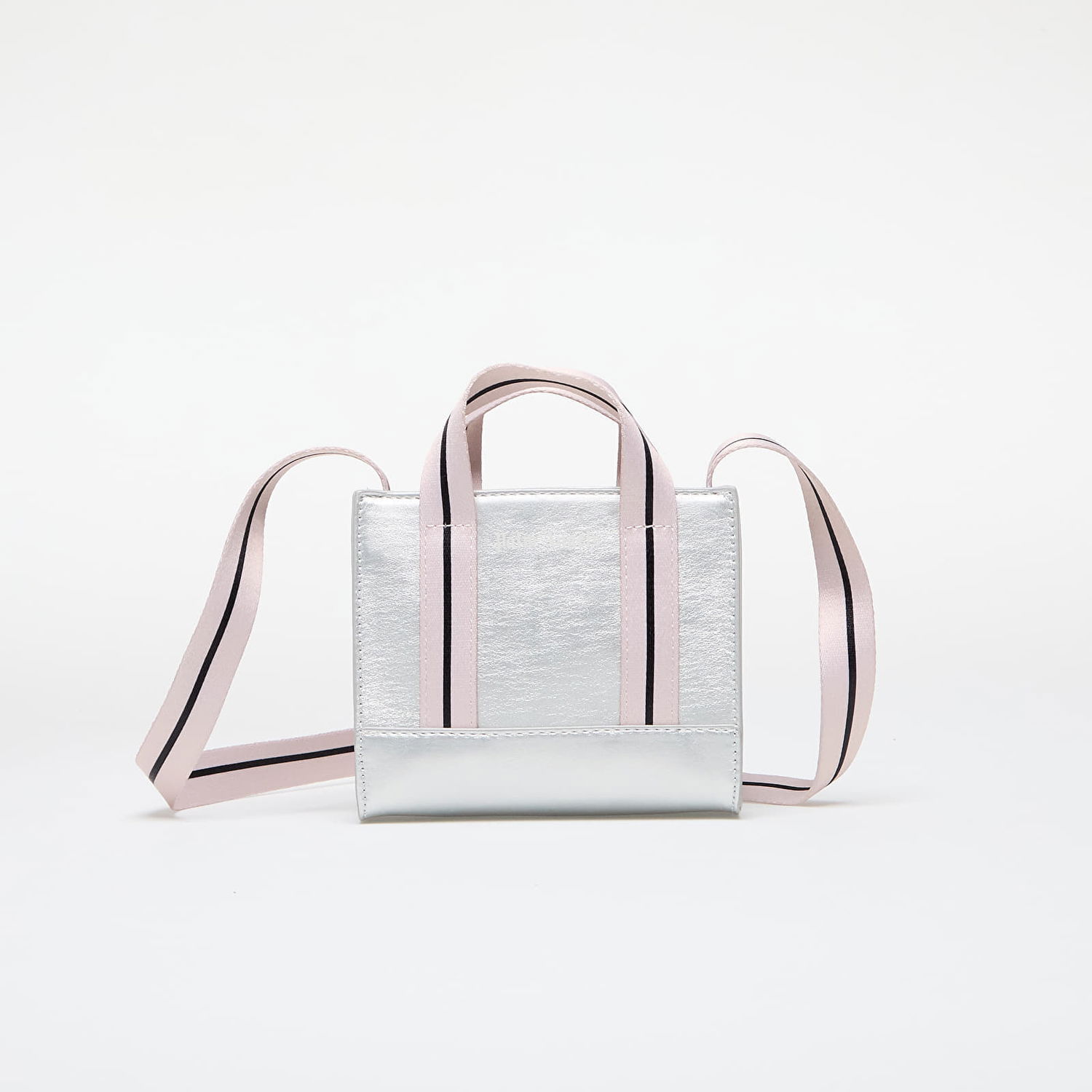 Дамска чанта Palm Angels Palm Angels Kids Shiny Mini Tote Bag Металик | PGNA003F24FAB0017203, 0