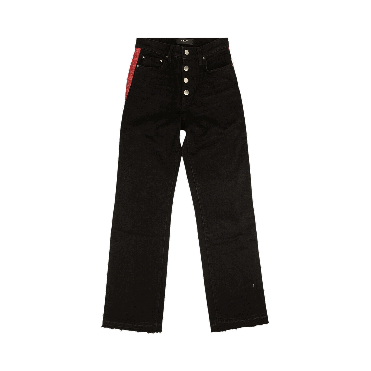 Дънки AMIRI Glitter Track Stripe Jeans Черно | 0498 200000202GTSJ BLAC, 0