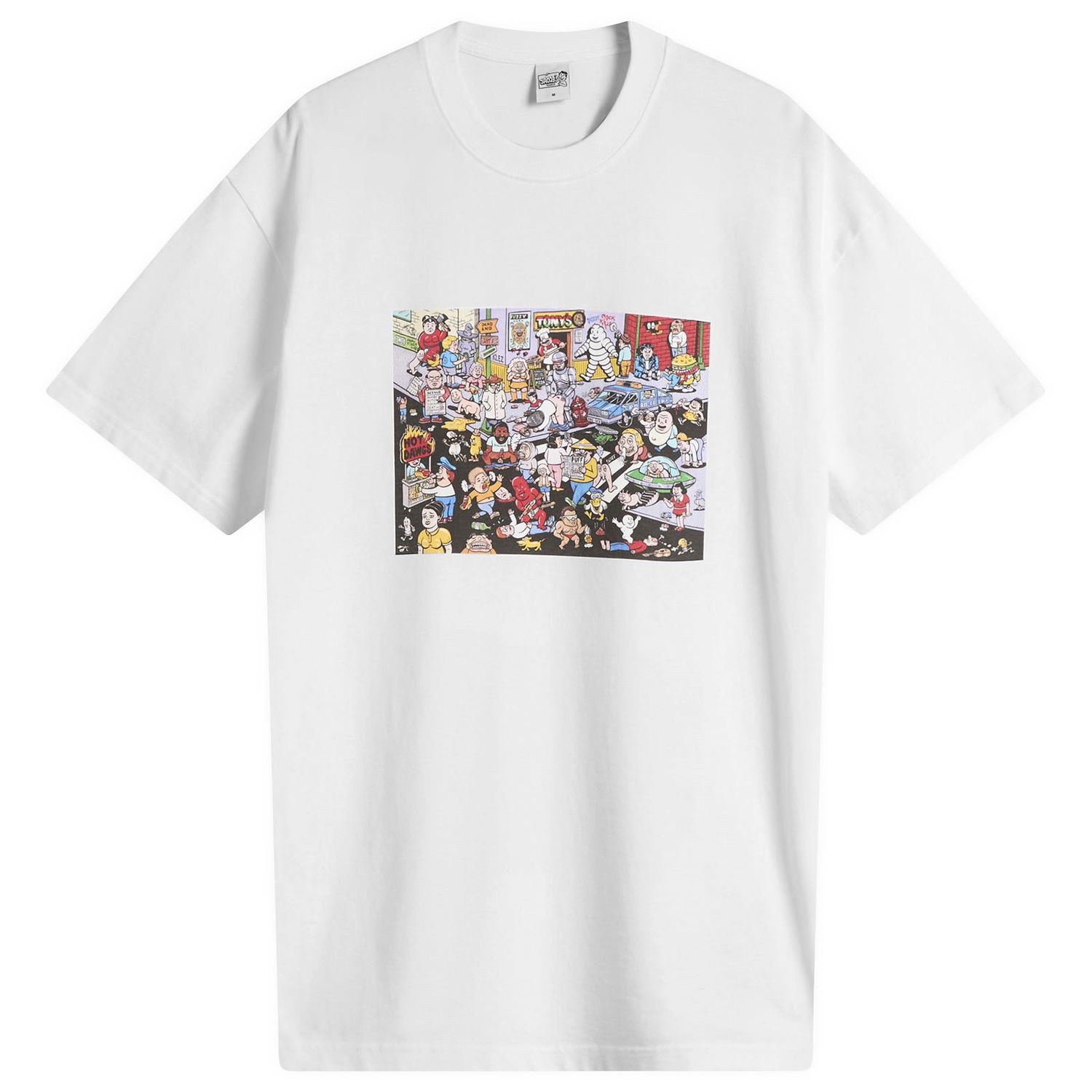 Тениска Polar Skate Co. Street Corner T-Shirt Бяло | PSC-W25-28-WHT, 0