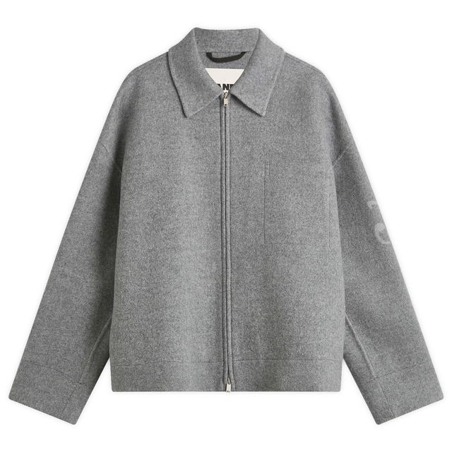Double Face Wool Zip Jacket