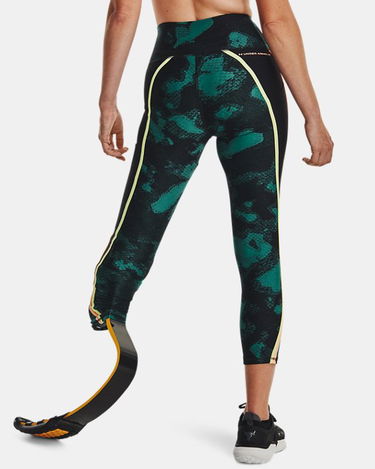 Клинове Under Armour Project Rock HeatGear Printed Ankle Leggings Зелено | 1377954-722, 1