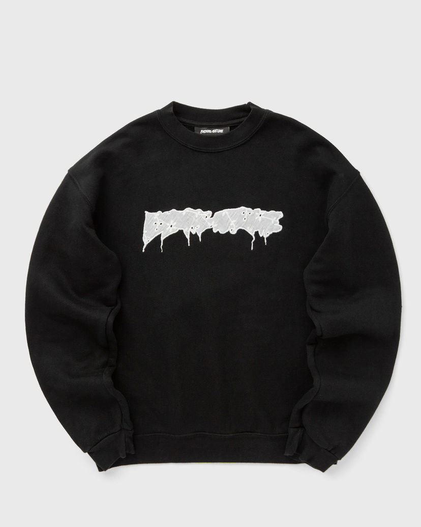 Суитчър Fucking Awesome Doily Stamp Crewneck Черно | PN8302-BLACK