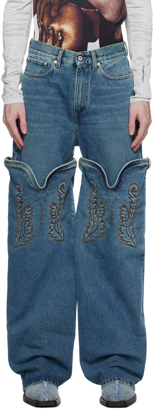 Blue Maxi Cowboy Jeans