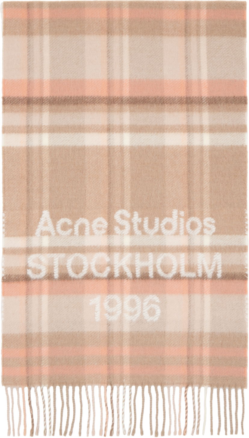 Шал Acne Studios Wide Check Stockholm 1996 Scarf Многоцветен | CA0385-