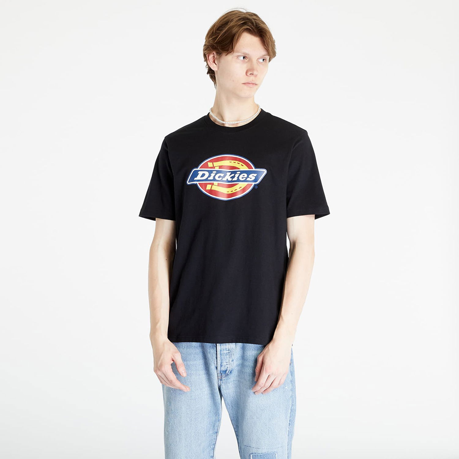Тениска Dickies Icon Logo Short Sleeve Tee Черно | DK0A4XC9BLK1, 0