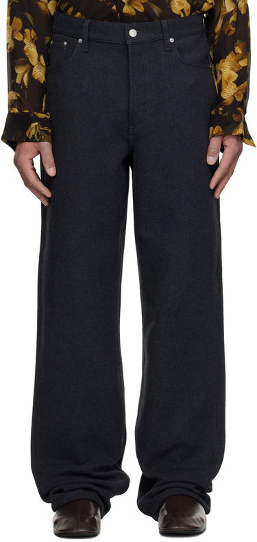 Панталони Dries Van Noten Dries Van Noten Loose Fit Trousers Сиво | 252-020928-2118, 0