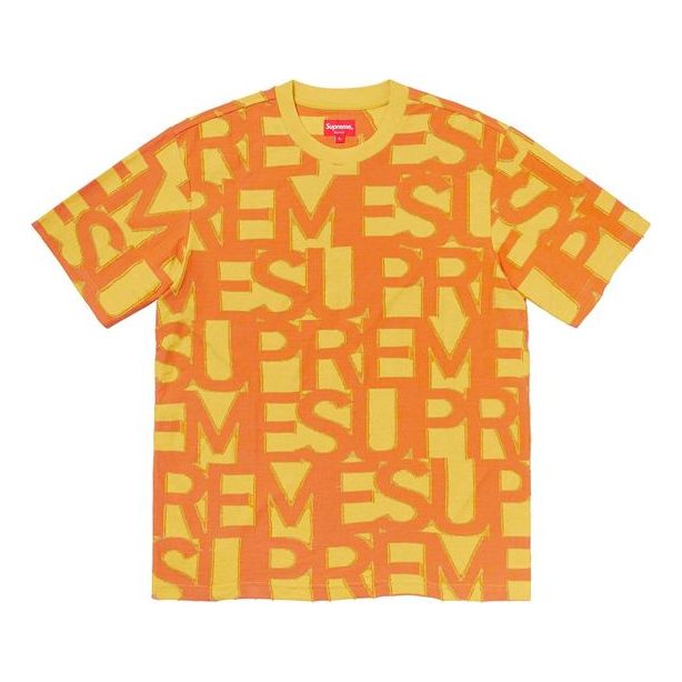 Тениска Supreme Spellout Logo Graphic T-Shirt Жълто | SUP-SS20-390