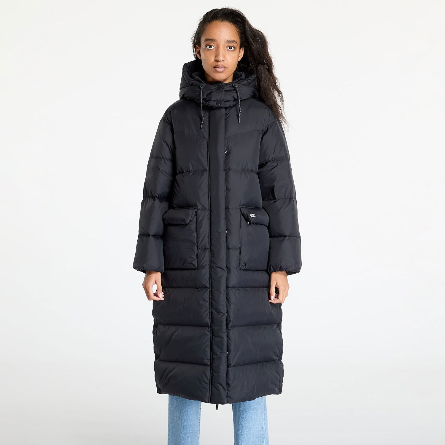 Яке Levi's Jacket ® Western Long Bubble Puffer Black S Черно | A8529-0000, 0