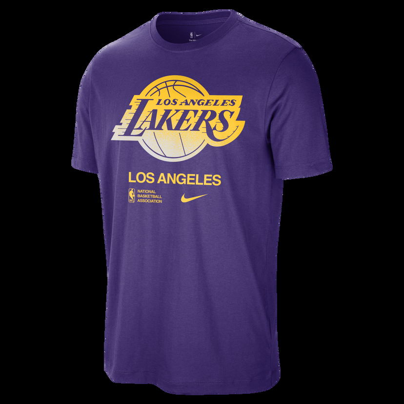 Тениска Nike NBA Los Angeles Lakers Courtside Лилаво | HF0878-504