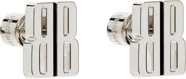 Обеци Balenciaga Balenciaga Nano XS Stud Earrings Металик | 831948TZ99S, 1
