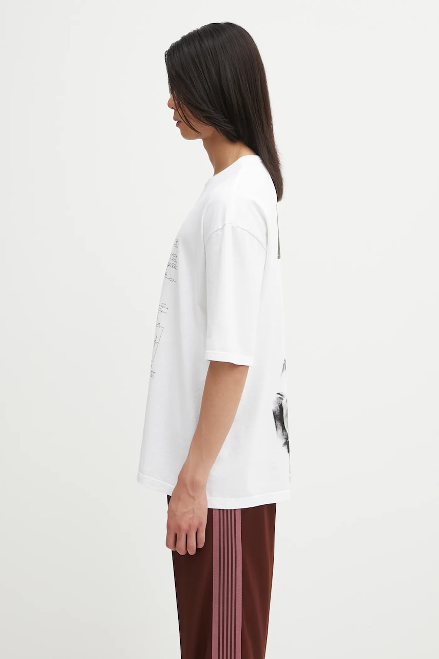 Тениска UNDERCOVER Undercover Graphic Print T-Shirt Бяло | UC2E4813.7, 1