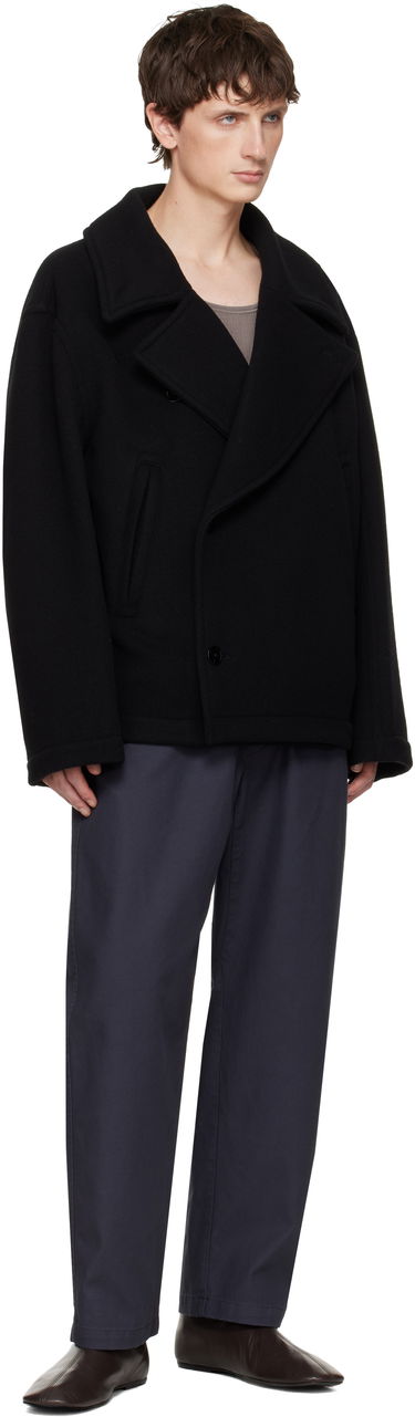 Палта LEMAIRE Boxy Double-Breasted Coat Черно | CO1131 LF1116, 3