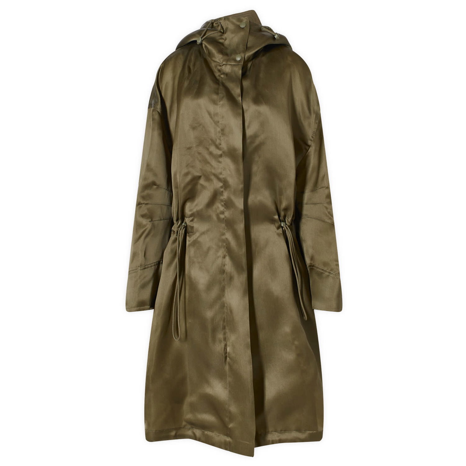 Дъждобран Max Mara Tambuto Light Parka Jacket, Size Large Зелено | 2411121113600-002, 1