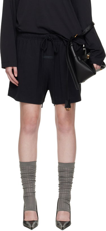 Къси панталони Fear of God Fear of God ESSENTIALS Soccer Shorts Черно | 160SP255650FW, 0