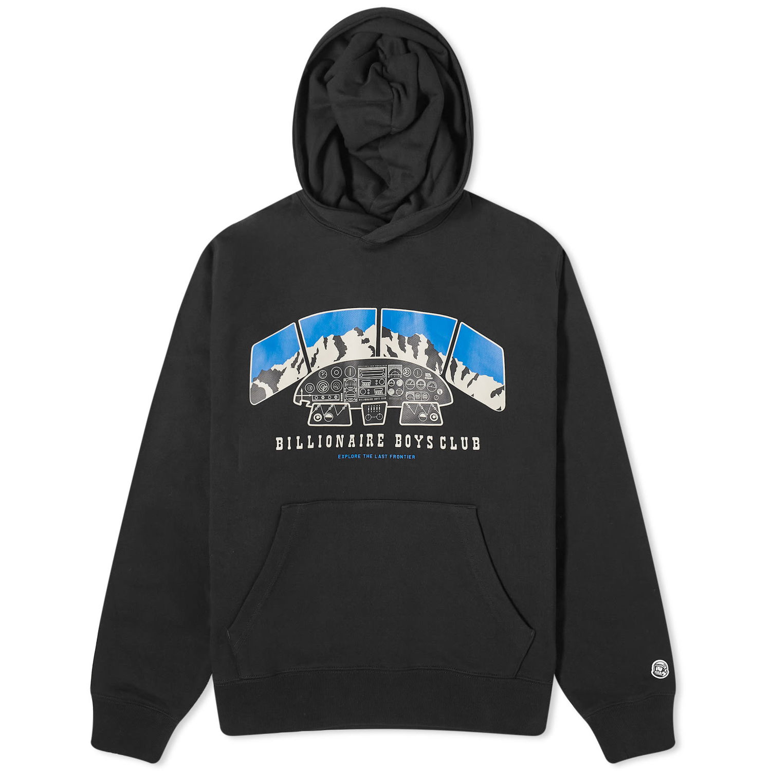 Суитчър BILLIONAIRE BOYS CLUB Flight Deck Popover Hoodie Черно | B23435-BLK, 0