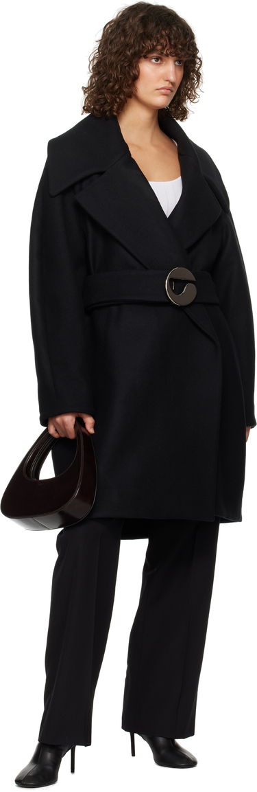 Палта Coperni Coperni Oversized Belted Coat Черно | COPM06BISF1006, 3
