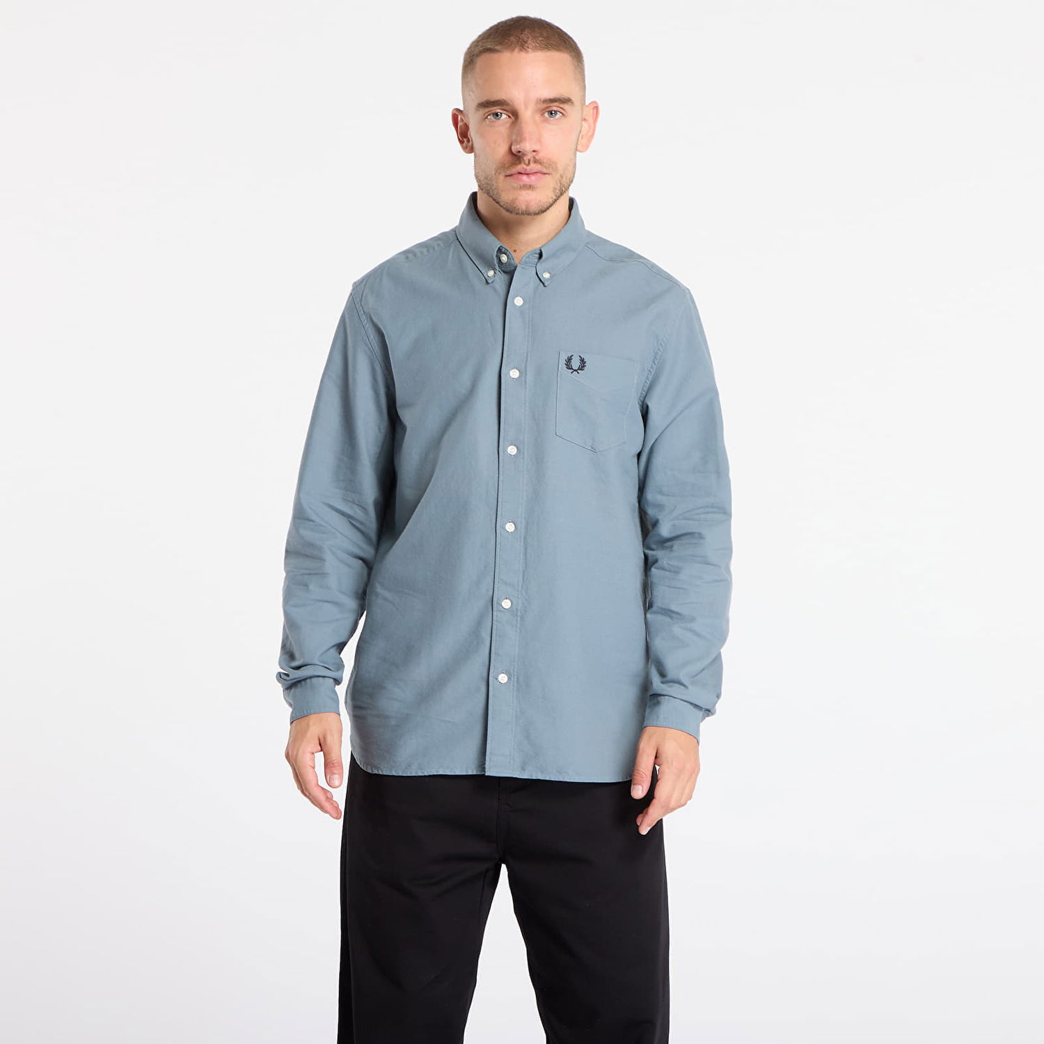 Риза Fred Perry Oxford Shirt Синьо | M5516 Z20, 0
