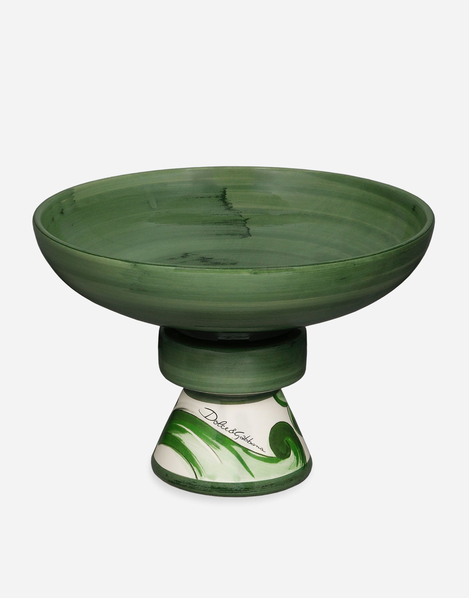 Домашен декор Dolce & Gabbana Dolce & Gabbana Ceramic Serving Platter Зелено | TCC189TCACDUV001, 1
