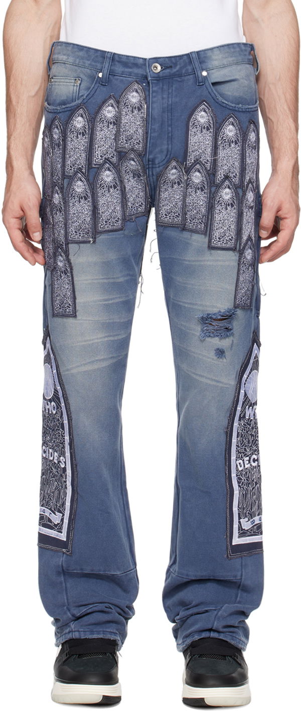Дънки Who Decides War Who Decides War Patch Trousers Многоцветен | 1120870013SS24